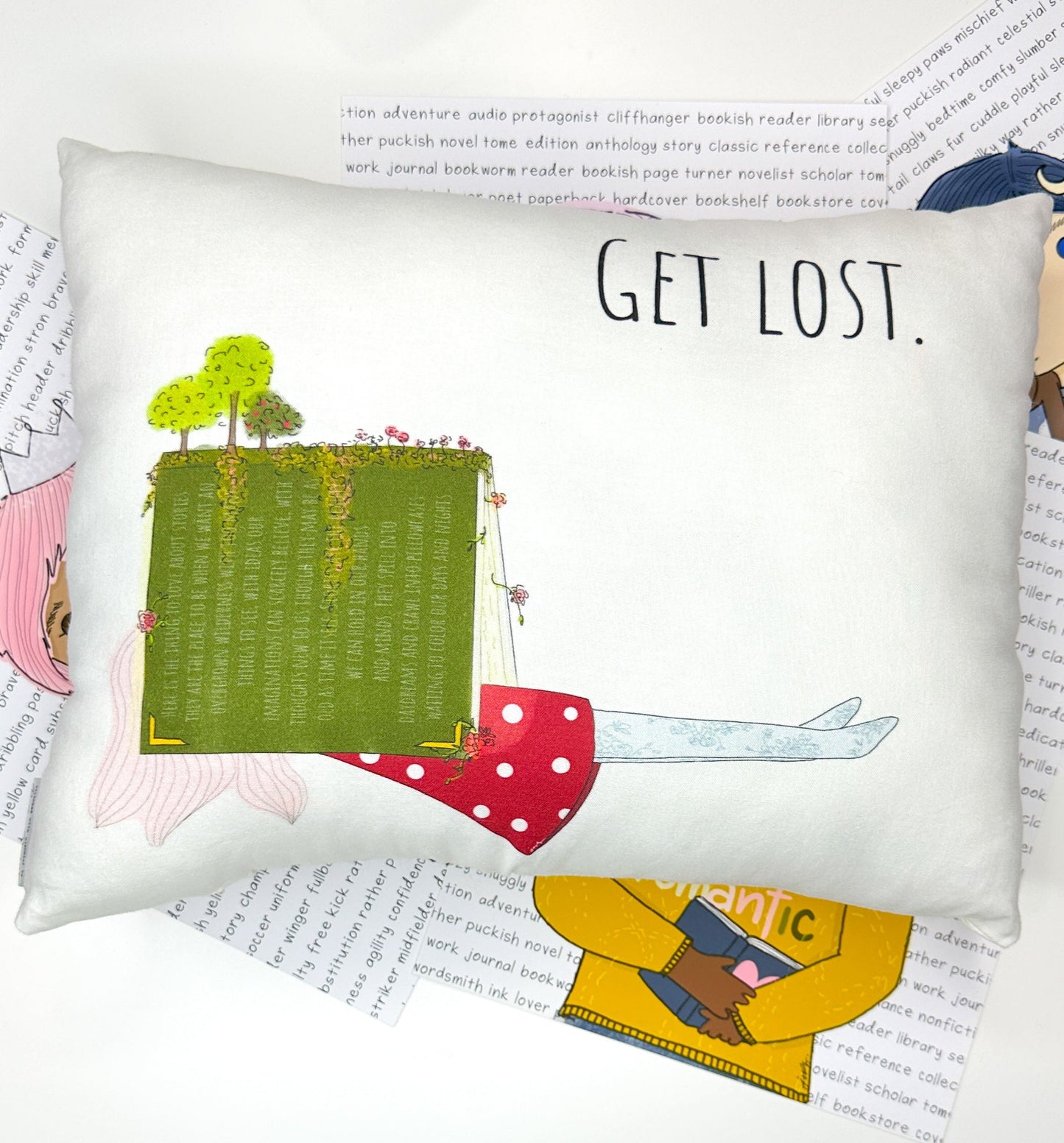 Get Lost Puckish Pillow